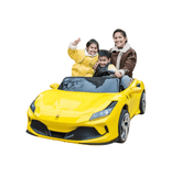 Ferrari Styled Kids Ride On Car 24V Yellow YT - DPC - Colorland Toys